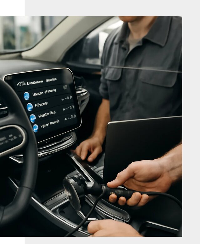 Установка приложений Geely для мультимедиа автомобиля в Россоши